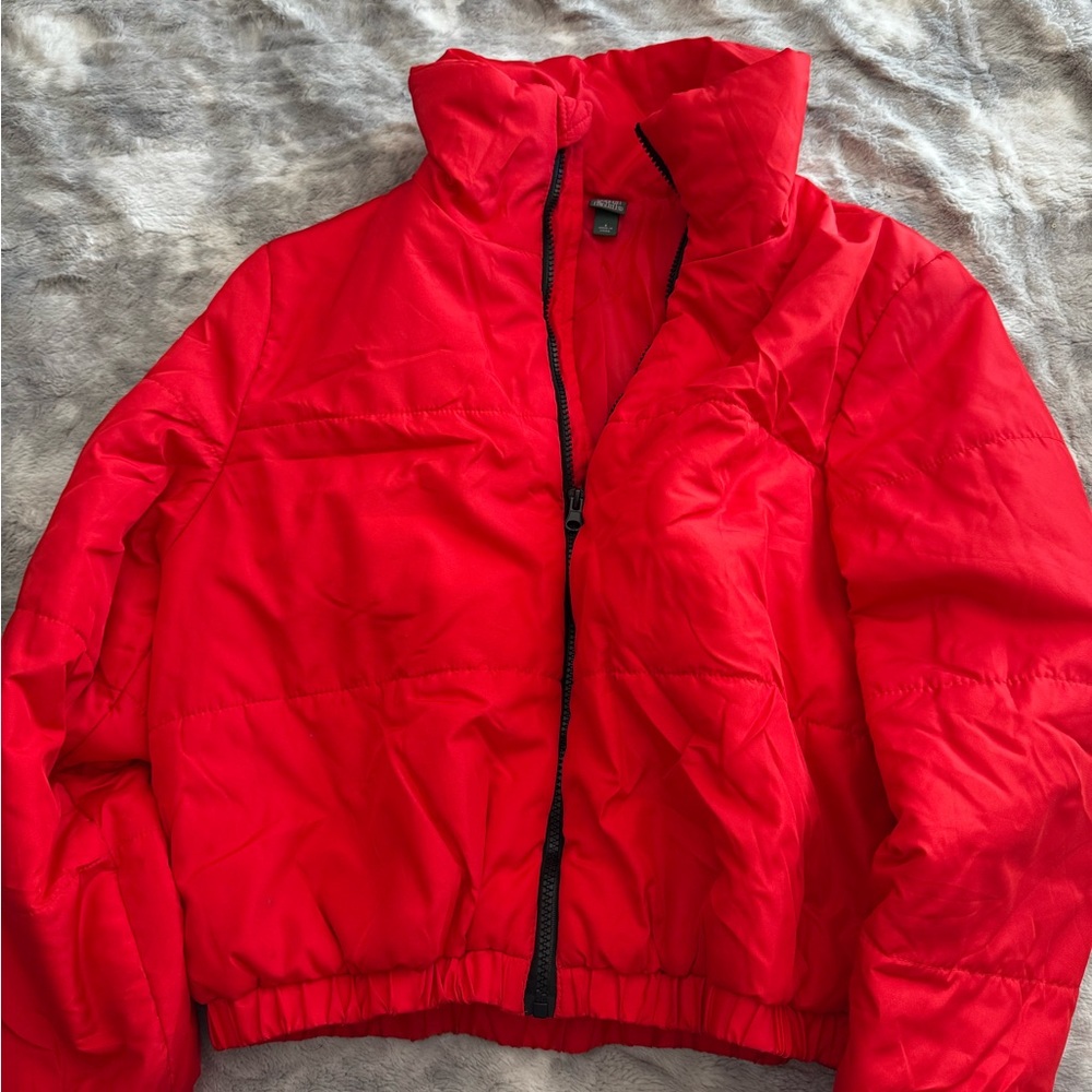 Wild Fable Cherry Red Puffer Jacket